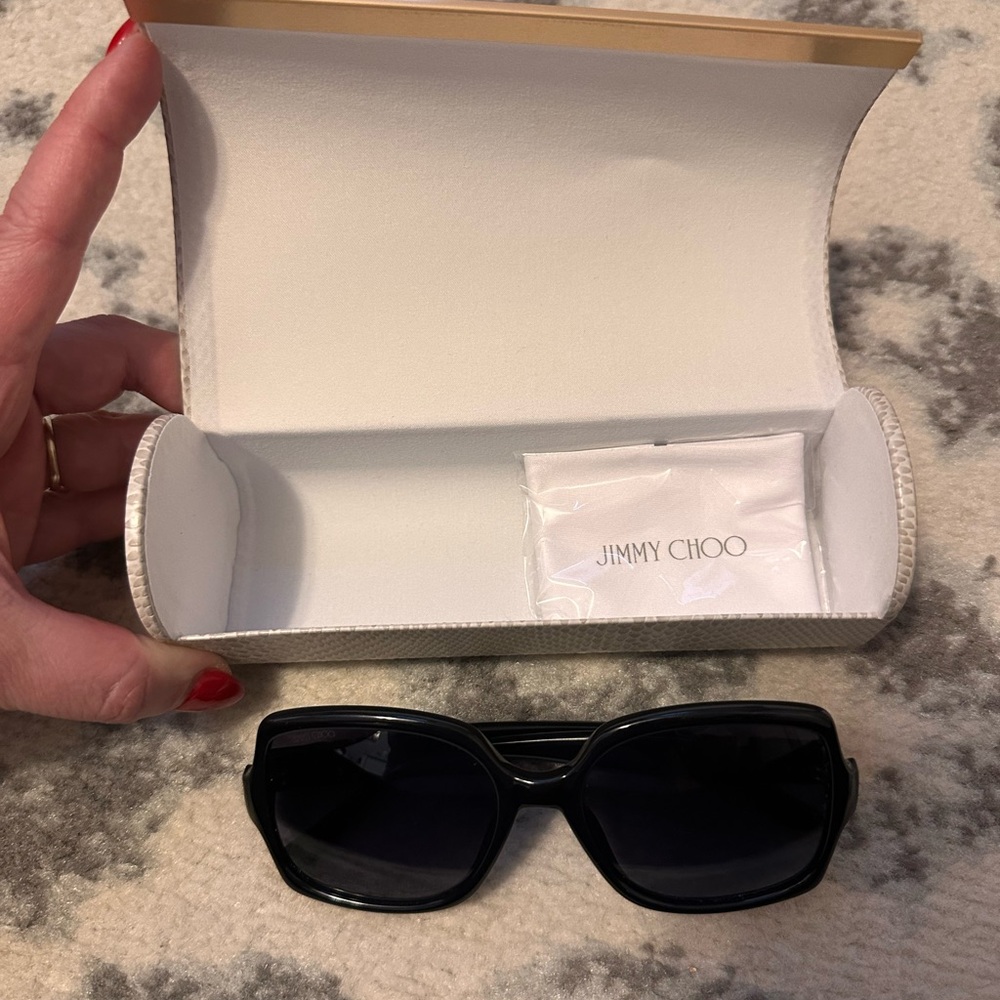 Jimmy Choo Sammi Square Sunglasses - Picture 9 of 9